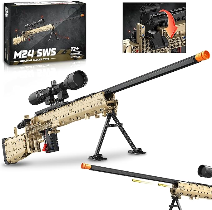 Fluorspar blaster Building Block Gun for Adults,
